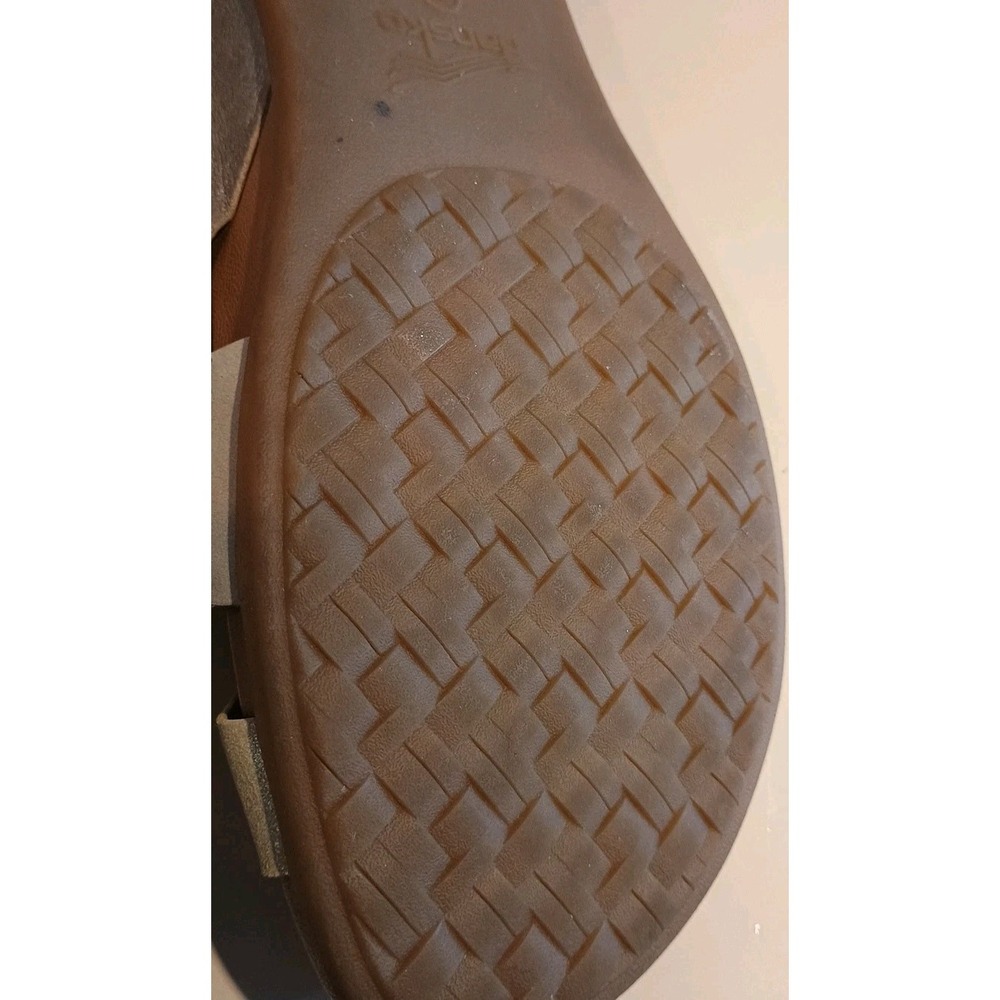Dansko Women 41 US 10- 10.5 Joanna Strappy Slide Sandal Tan Metal Leather - Picture 8 of 9